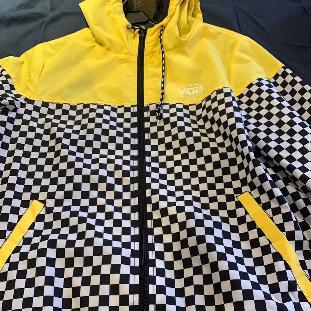 Hello van checker jacket